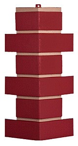 Угол T-Сайдинг - Кирпич Модерн Красный купить в Нарткале