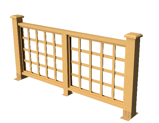 Ограждения декоративное ДПК GRINDERDECO Дувр песчаник купить в Нарткале