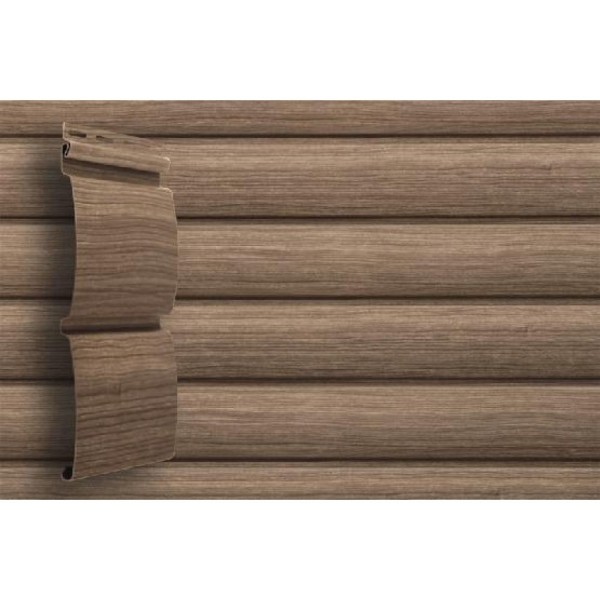 Виниловый сайдинг Grand Line Tundra Блок-хаус - Кедр купить в Нарткале