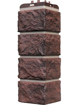 Угол наружный Grand Line Колотый Камень Кофе, Шов темно-бежевый купить в Нарткале