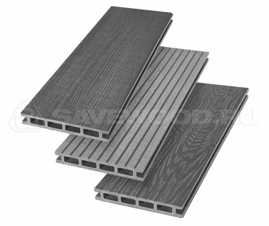 Террасная доска из ДПК SW Carpinus (R) — двухсторонняя графит купить в Нарткале