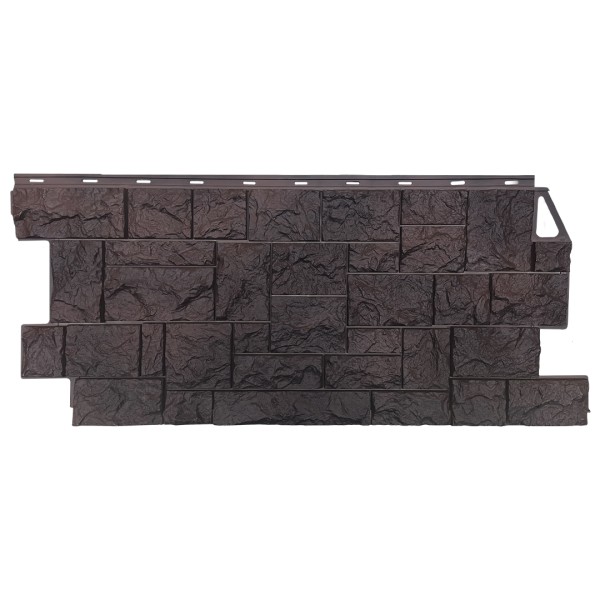 Фасадная панель FineBer, Камень Дикий, Коричневый купить в Нарткале