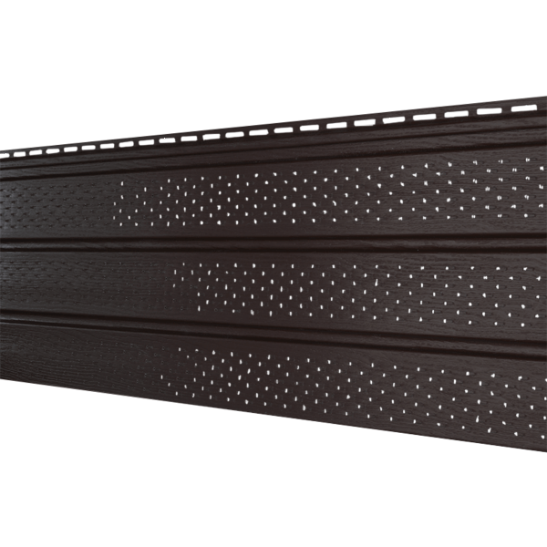 Софит Ю-Пласт Классический, с полной перфорацией коричневый купить в Нарткале