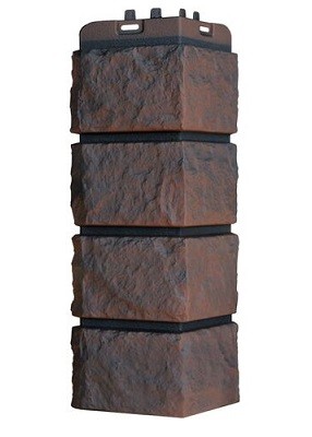 Угол наружный Grand Line Колотый Камень Трюфель, Шов чёрный купить в Нарткале