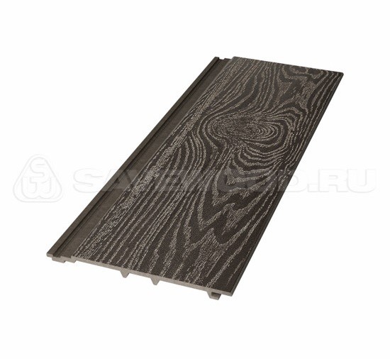 Сайдинг из дпк savewood sw-cedrus тангенциальный распил темно-коричневый купить в Нарткале