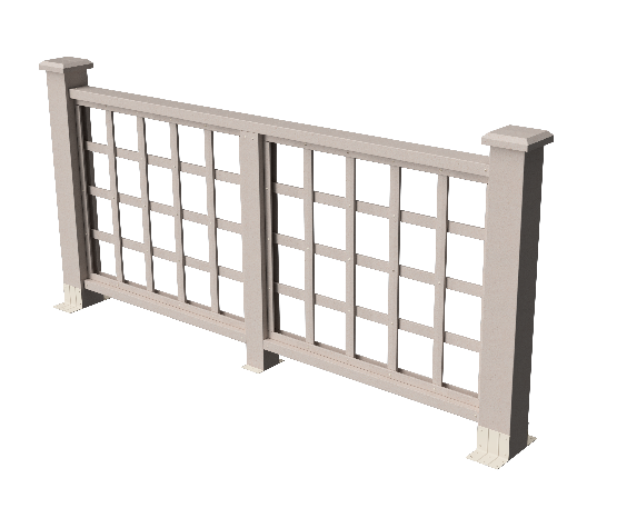 Ограждения декоративное ДПК GRINDERDECO Дувр выбеленый дуб купить в Нарткале