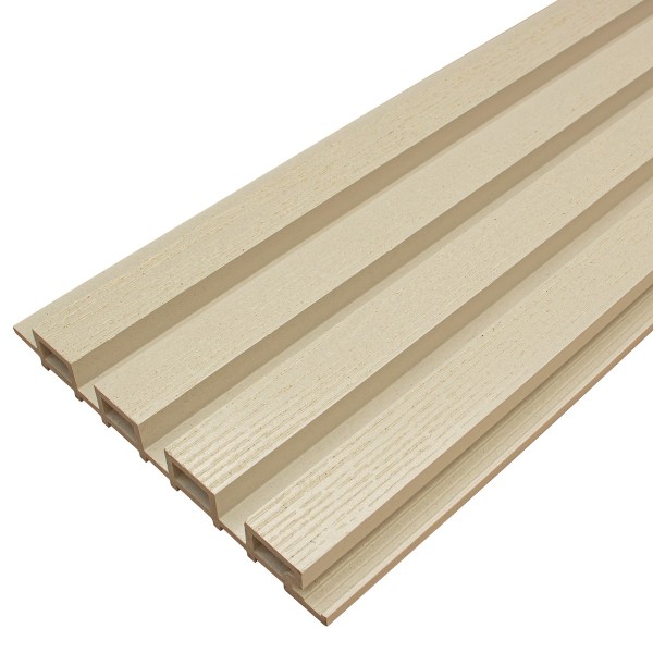 Фасадная доска из ДПК Faynag Wood Рейка Слоновая кость купить в Нарткале