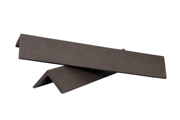 Уголок ДПК завершающий шлифованный SINGARAJA тёмно-коричневый купить в Нарткале