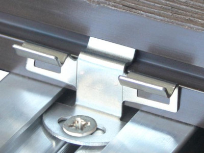 Кляймер промежуточный KRONEX № 7 для алюмин. лаги (упак100 шт