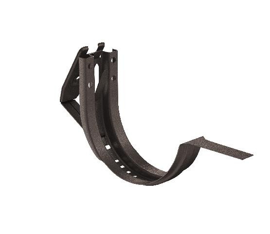 Водосток Aquasistem, Система 125x90 - Крюк крепления желоба короткий регулируемый RR 32 Тёмно-коричневый matt купить в Нарткале