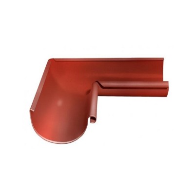 Водосток Grand Line 125x90 – Угол внутренний 90° RAL 8004