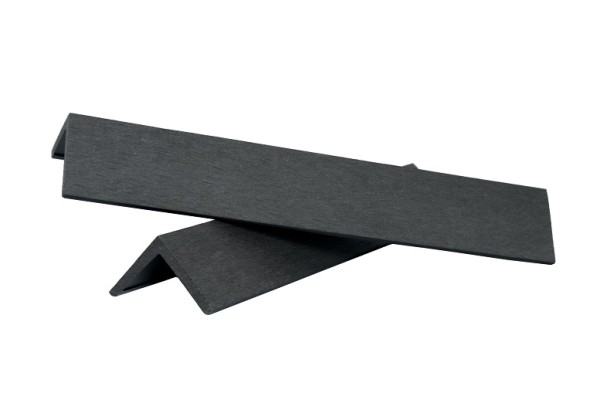 Уголок ДПК завершающий шлифованный SINGARAJA чёрный купить в Нарткале