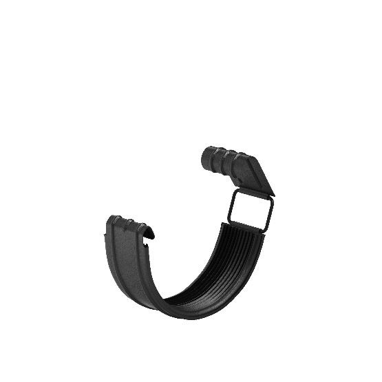 Водосток Aquasistem, система 125x90 - Соединитель желоба с резиновым уплотнителем RAL 9005 Чёрный купить в Нарткале