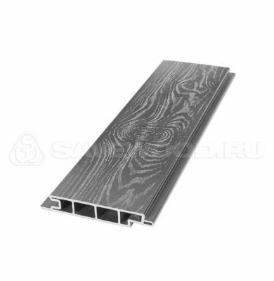Террасная доска из ДПК SW Padus тангенциальный распил «SaveWood» пепельный