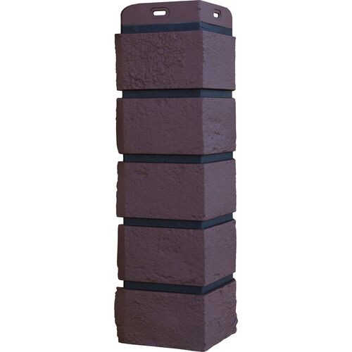 Угол Grand Line состаренный кирпич Элит каштан, ШОВ чёрный купить в Нарткале