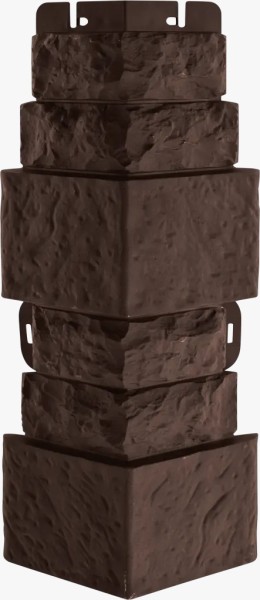 Угол наружный Альта-Профиль Кирпич антик ЭКО Коричневый купить в Нарткале