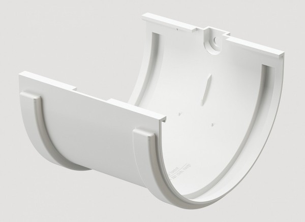 Соединитель желобов ПВХ Docke STANDART пломбир купить в Нарткале