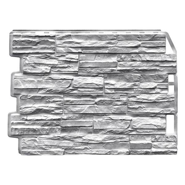 Фасадная панель FineBer, Скол - Светло-серый купить в Нарткале