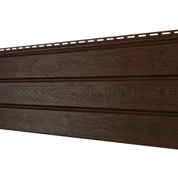 Софит Ю-Пласт перфорация по центру, Орех тёмный купить в Нарткале