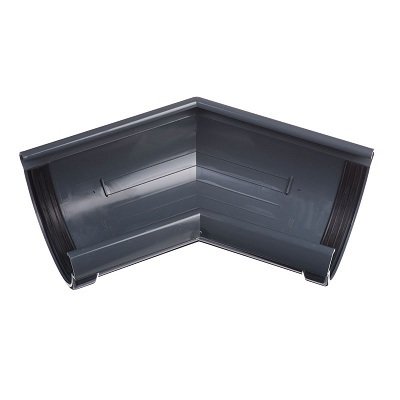 Угол желоба универсальный 135° Docke Lux ПВХ - Графит купить в Нарткале