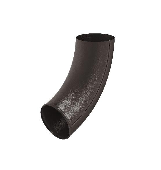 Водосток Aquasistem, Система 125x90 - Отвод трубы RR 32 Тёмно-коричневый matt купить в Нарткале