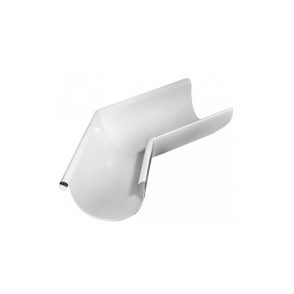 Водосток Grand Line 125x90 – Угол наружный 135° RAL 9003 купить в Нарткале