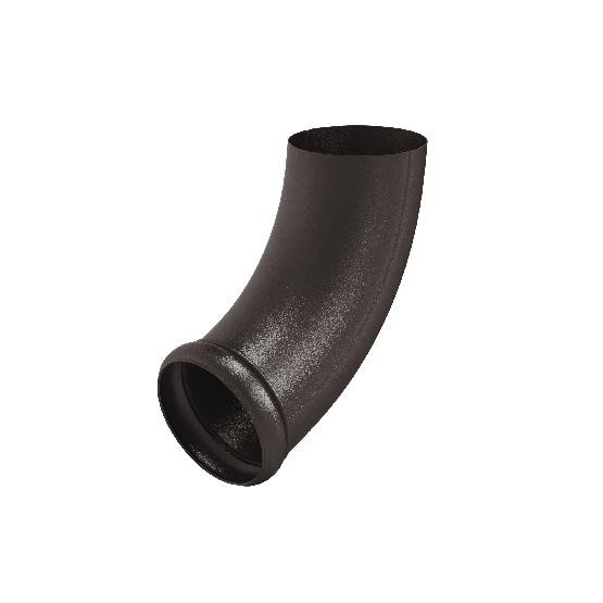 Водосток Aquasistem, Система 125x90 - Отвод трубы декорированный RR 32 Тёмно-коричневый matt купить в Нарткале