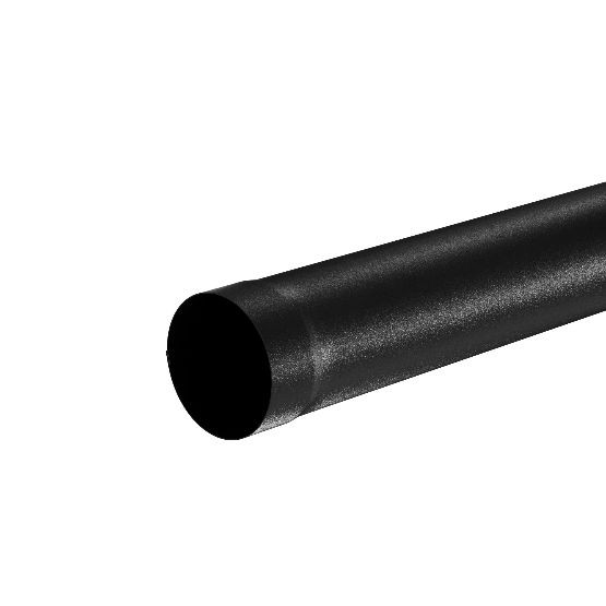 Водосток Aquasistem, система 125x90 - Труба водосточная 3.00м RAL 9005 Чёрный купить в Нарткале