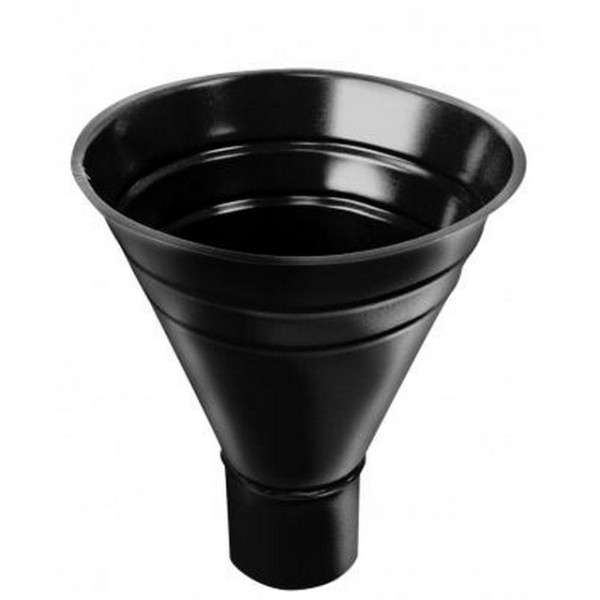 Водосток Grand Line 125x90 –  Воронка водосборная RAL 9005 купить в Нарткале