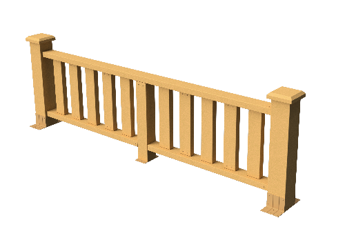 Ограждения декоративное ДПК GRINDERDECO  Эрес песчаник купить в Нарткале