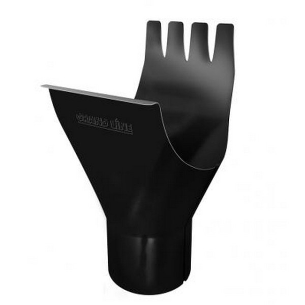 Водосток Grand Line 125x90 – Воронка желоба RAL 9005 купить в Нарткале