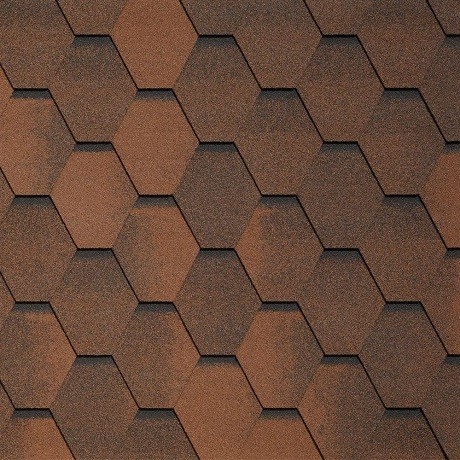 Гибкая черепица Tegola VENETO marrone 423 купить в Нарткале