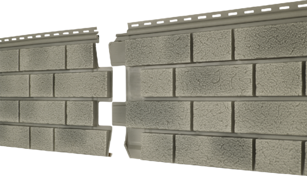 Фасадная панель Ю-пласт Стоун Хаус S-Lock Клинкер Балтик холодный цемент купить в Нарткале