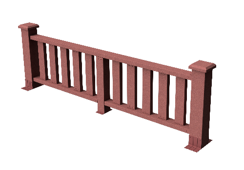 Ограждения декоративное ДПК GRINDERDECO  Эрес мербау купить в Нарткале