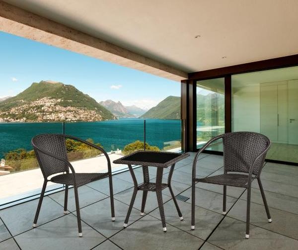 Комплект плетеной мебели AFINA из иск. ротанга T25A/Y137C-W53 Brown 2Pcs купить в Нарткале