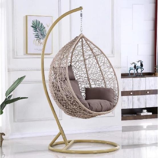 Кресло Подвесное из искусственного ротанга AFM-169A-LB Beige купить в Нарткале