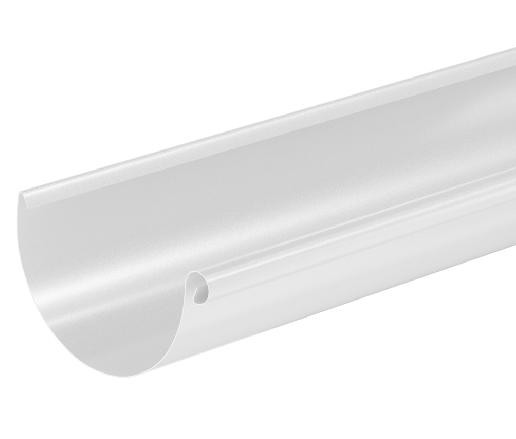 Водосток Aquasistem, система 150/100 - Водосточный желоб 3.00м RAL 9003 Белый купить в Нарткале