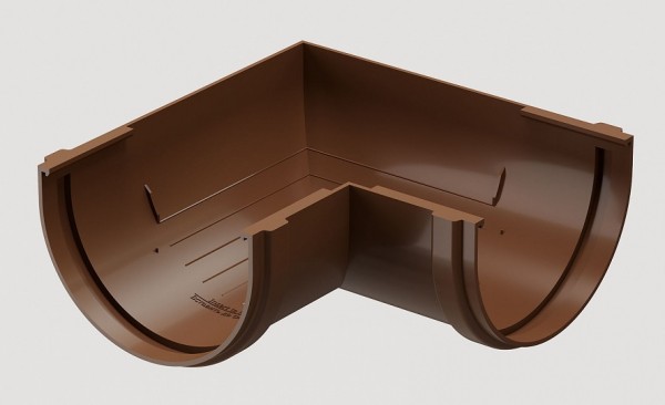 Угловой элемент 90˚ПВХ Docke STANDART Светло-коричневый купить в Нарткале