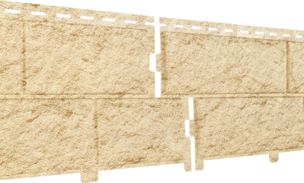 Фасадная панель Ю-Пласт Стоун-хаус камень золотистый (двойной замок) купить в Нарткале