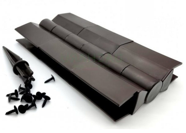 Угловой (стыковочный) шарнир для грядкок ДПК 225мм чёрный купить в Нарткале