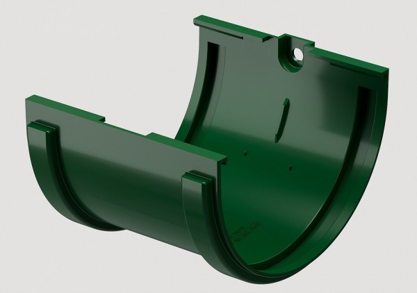 Соединитель желобов ПВХ Docke STANDART зеленый купить в Нарткале