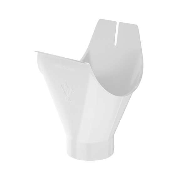 Водосток Aquasistem, система 150/100 - Воронка желоба RAL 9003 Белый купить в Нарткале