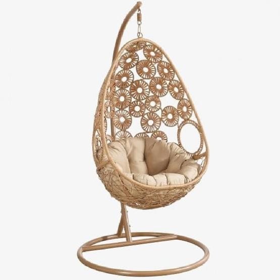 Кресло Подвесное из искусственного ротанга AFM-209A Beige купить в Нарткале