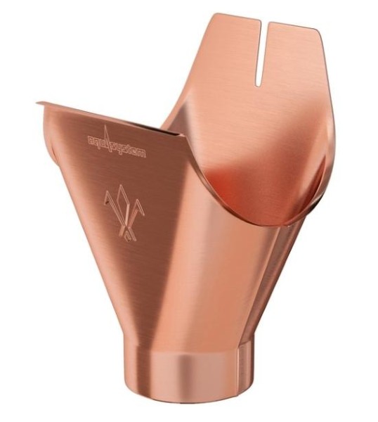 Водосток Aquasistem, система 150/100 - Воронка желоба медная купить в Нарткале