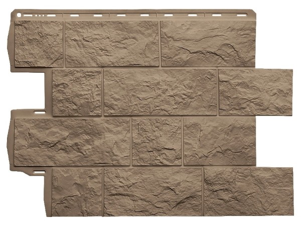 Фасадная панель Альта-Профиль Туф ЭКО Бежевый купить в Нарткале