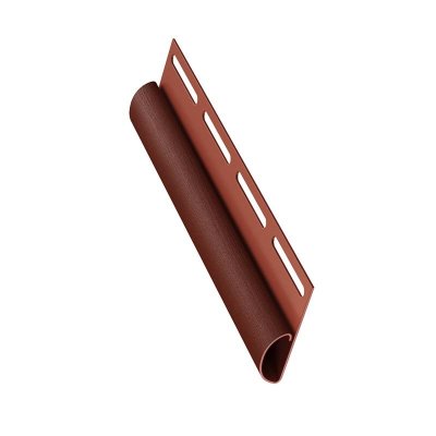 Финишная планка для сайдинга, гранат