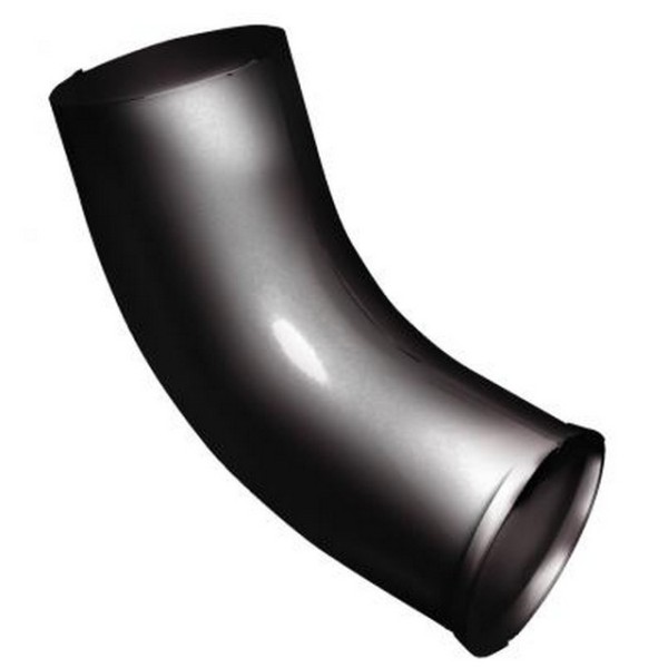 Водосток Grand Line 125x90 – Колено сливное RAL 9005 купить в Нарткале