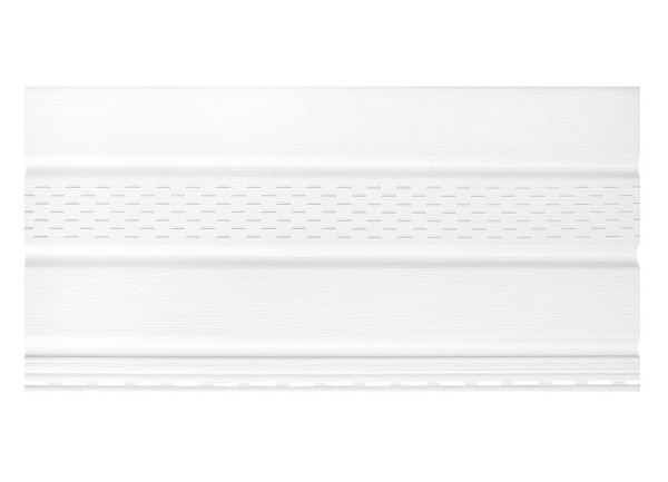 Софит к сайдингу ПЕРФОРАЦИЯ ПО ЦЕНТРУ TECOS БЕЛЫЙ купить в Нарткале