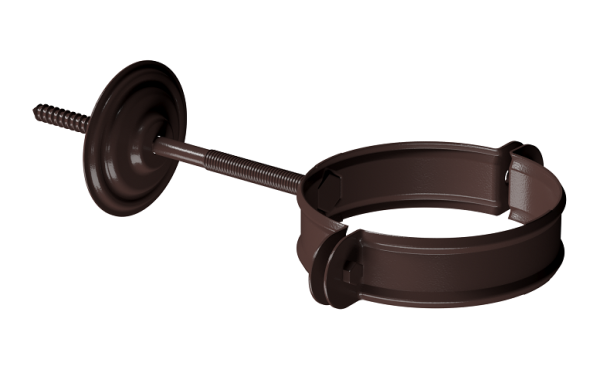 Хомут трубы D90 Döcke STAL PREMIUM Шоколад, (RAL 8019) купить в Нарткале