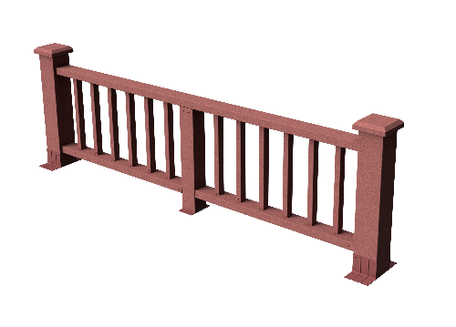 Ограждения декоративное ДПК GRINDERDECO Троя мербау купить в Нарткале